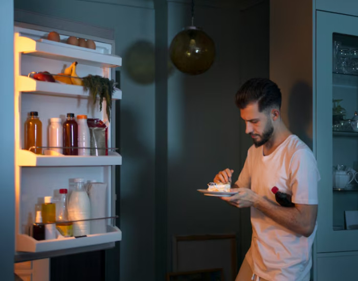 "I woke up, so i automatically got dressed, prepared things to school and started making myself a breakfast. Suddenly my dad appears in the kitchen, saying: "It's three in the morning and it's sunday, what the hell are you doing?". "