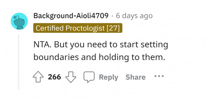 6. Let them take on their responsibilities as parents.
