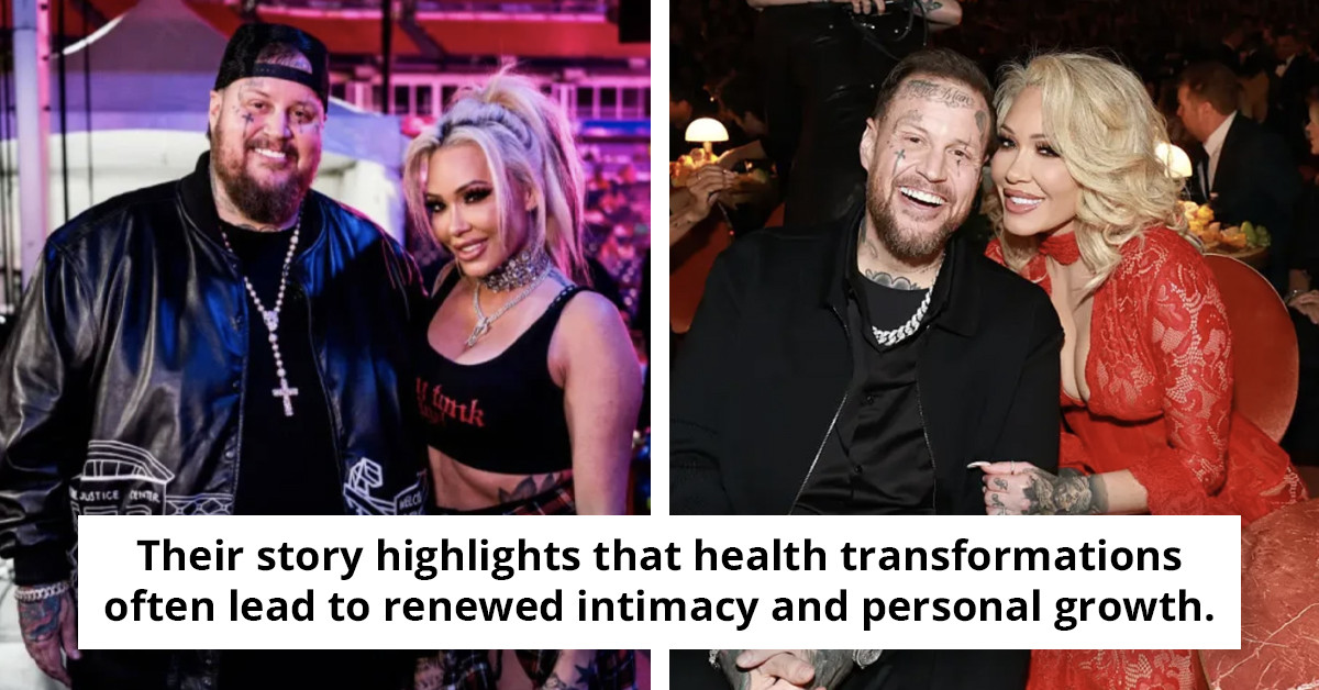 Expert discusses the impact of weight on intimacy as Jelly Roll's spouse reveals candid details following his 275lb weight loss.