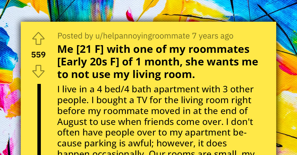 Woman Shocked When New Roommate Bans Her From Living Room Because She Loves Silence While Studying, Sparks Online Debate