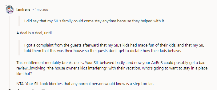 NTA. Your SIL took liberties that any normal person would know is a step too far.