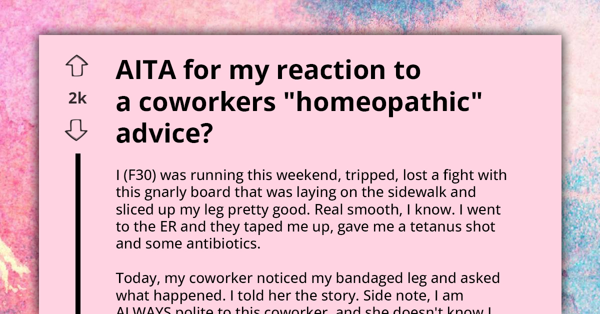 Woman Ponders If She Overreacted to Coworker's Claim That Antibiotics Are Poison and Oregano Is Better