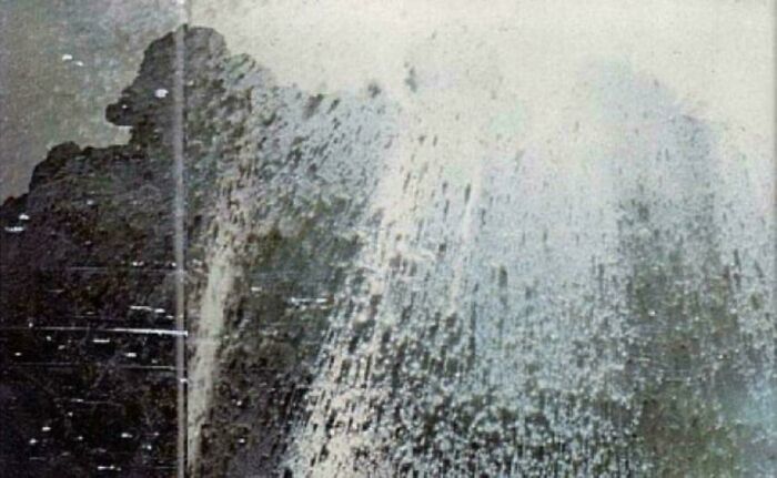 This Is Ash From The Erupting Mt. St. Helens Raining Down On Robert Landsburg. He Took This Photo, Rewound The Film, Tucked The Camera In A Backpack, And Laid Over It While Being Buried In The Ash. His Body Was Found 17 Days Later