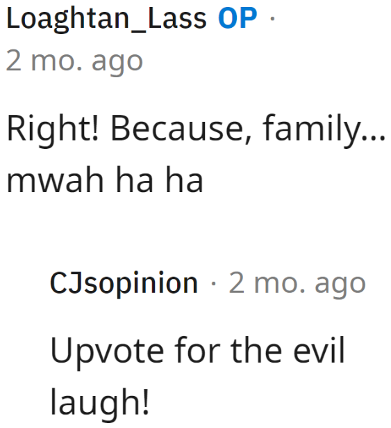 It's like you can hear the OP's evil laugh.