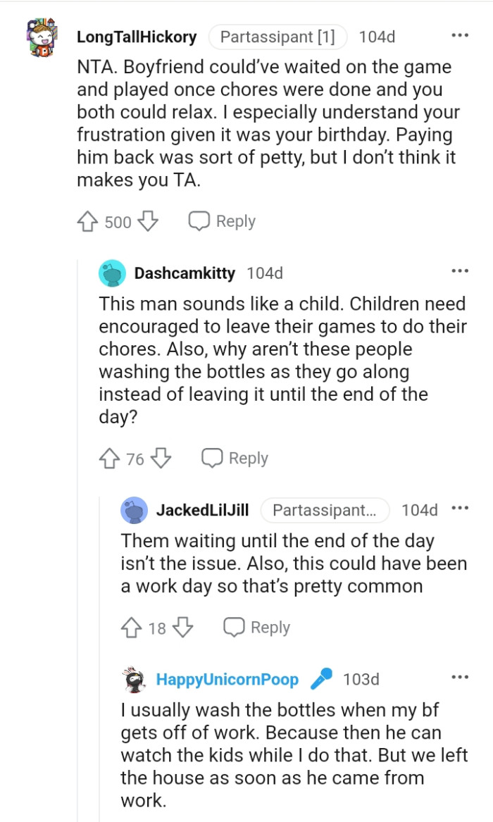 Paying him back was kind of petty, but it doesn't make the OP an AH