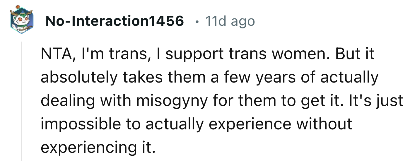 It Takes a Long Time to Deal with Misogyny