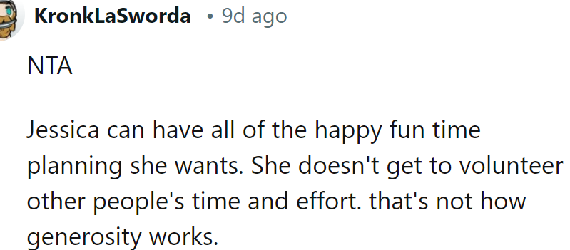 Jessica can volunteer as much as she wants