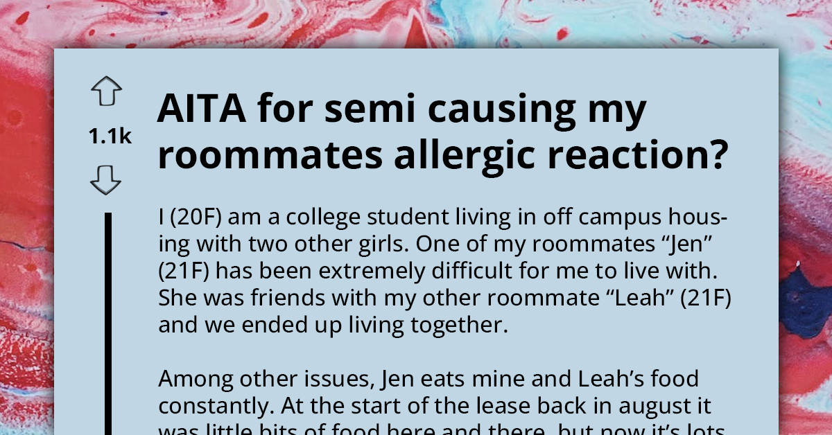 Food-Stealing Roommate Has An Allergic Reaction To Redditor's Soy Milk, Blames Her For It