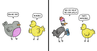 An Artist Shares 30 Comics That Are Likely To Resonate With Anyone Struggling With Depression