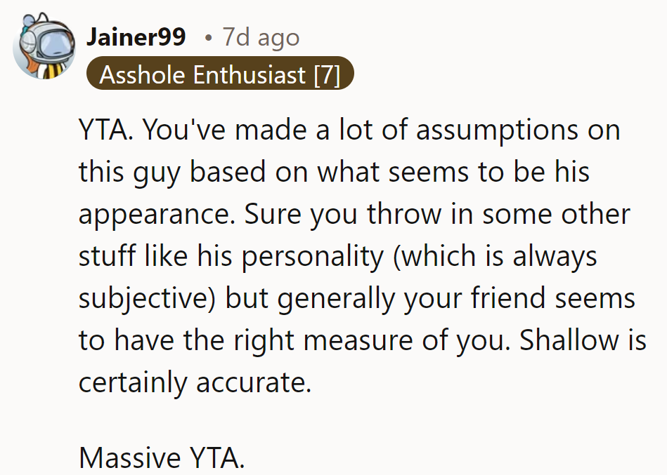 Looks like she's been served a slice of humble pie! Thanks for the reality check.