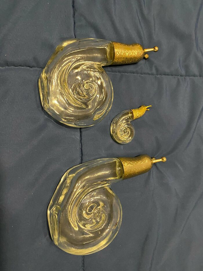 "Avon Snail Bottles"