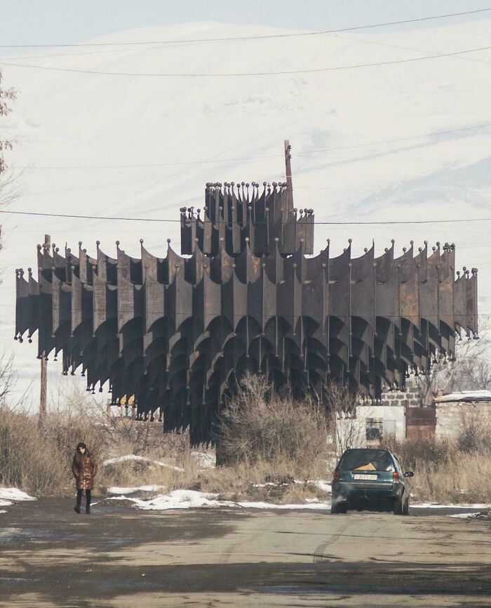 9. The Iron Fountain in Gyumri, Armenia.