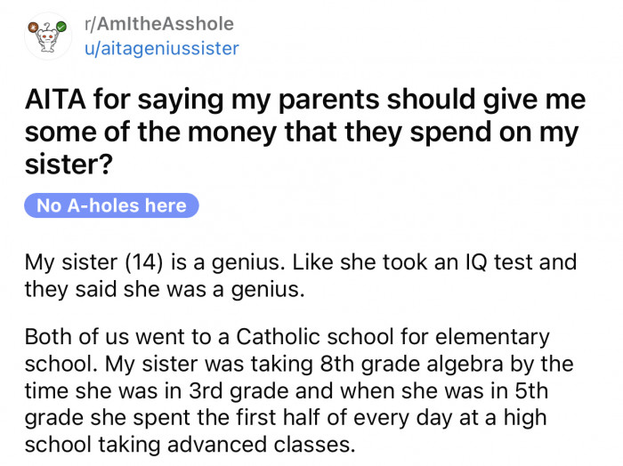 Here's the original post by Reddit user u/aitageniussister: