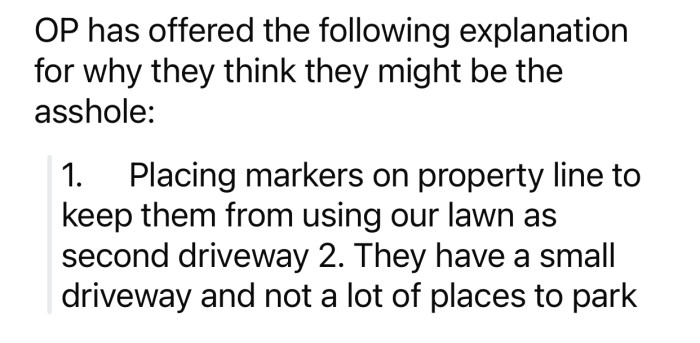 OP fears they might be the a-hole for the following reason: