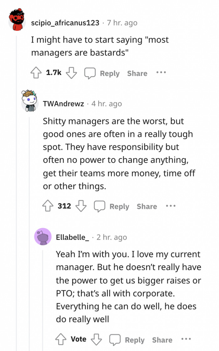 This manager isn't your typical boss. He is concerned about his employees.