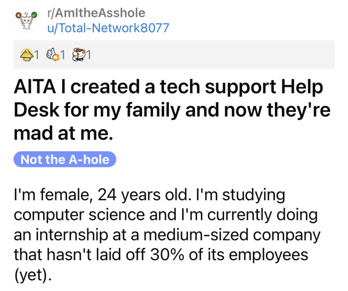 Here's the original post by Reddit user u/Total-Network8077: