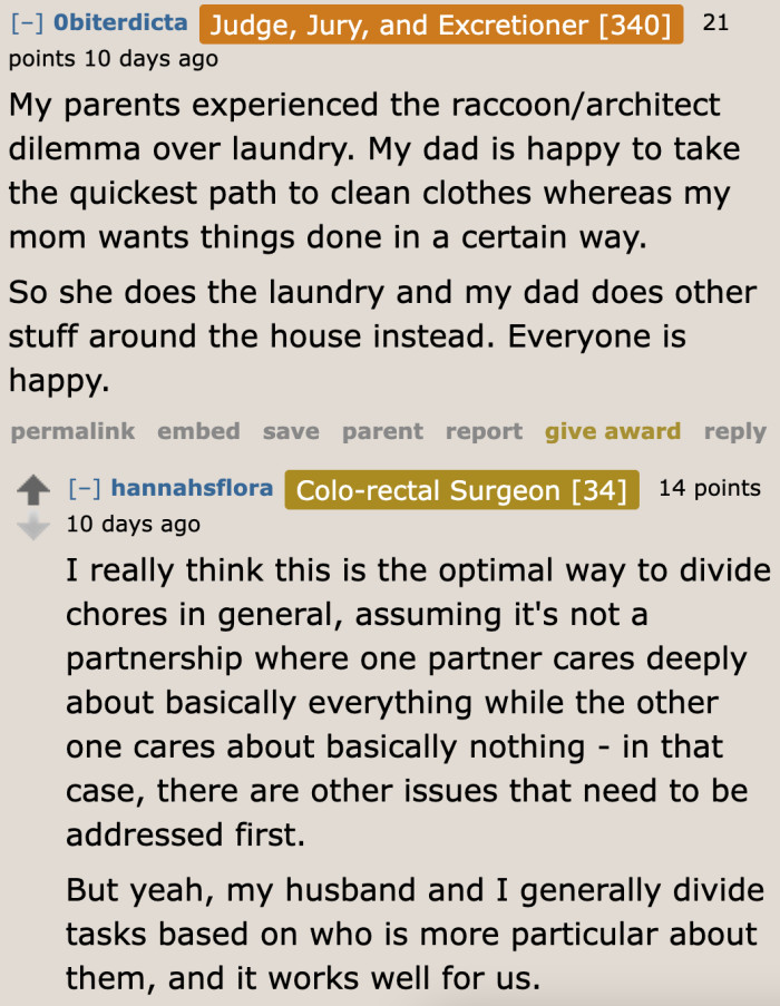 Apparently, this argument doesn't just happen over a dishwasher. Couples fight over how to do the laundry.