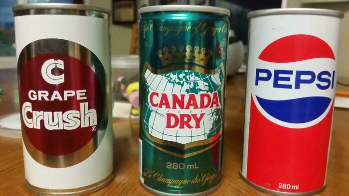 18. These perfectly preserved cans were found behind a wall before it was demolished