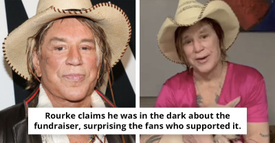Mickey Rourke criticizes 'heartless' $100K GoFundMe campaign aimed at stopping eviction and calls on fans to take action