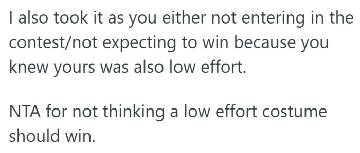 They saw his point—low effort shouldn’t always win, even if calling it out caused chaos.