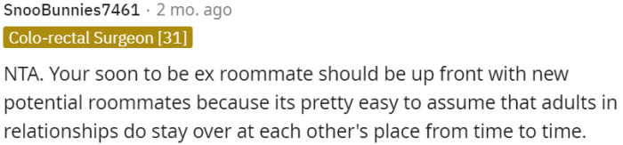 Communication is key when it comes to potential roommates and setting expectations.