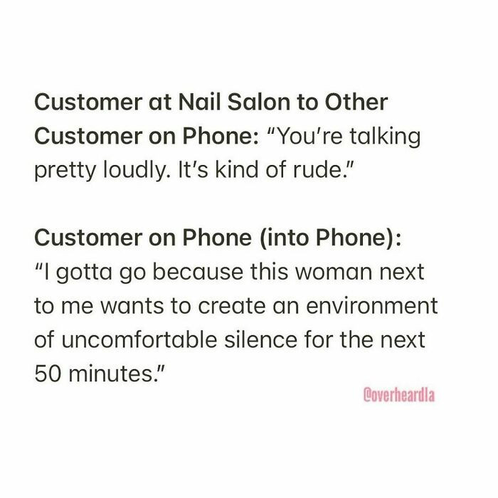 29. Uncomfortable silence