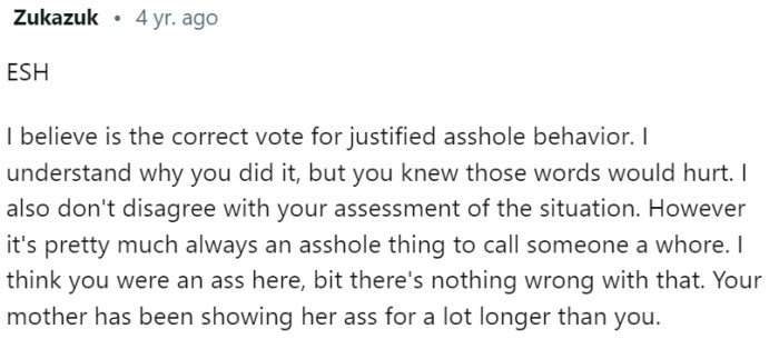 OP knew those words would hurt.