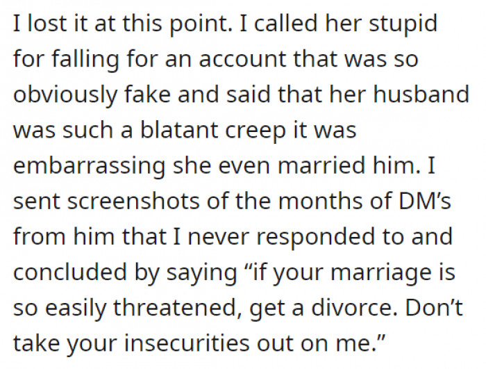 The harsh comments kept coming in, so OP dropped the ball and exposed her cousin's creep of a husband.