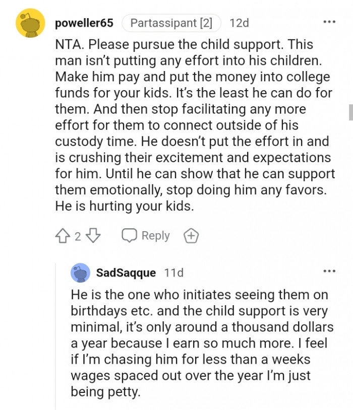 He is crushing their excitement and expectations