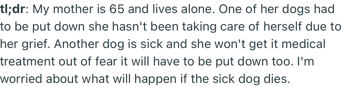 Too long, didn’t read