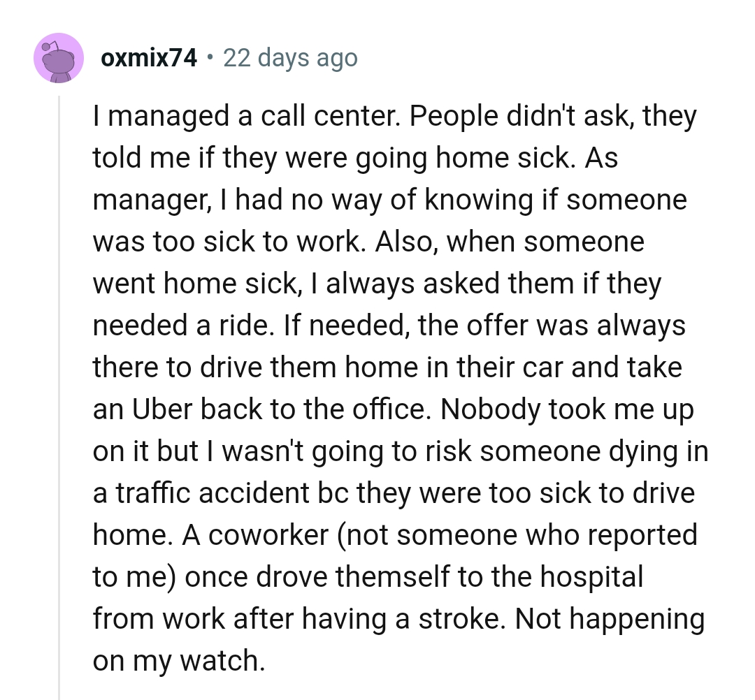 This Redditor has a similar story to share.