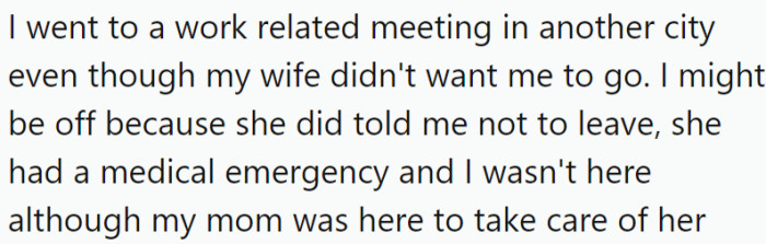 OP has offered the following explanation for why they think they might be the a-hole: