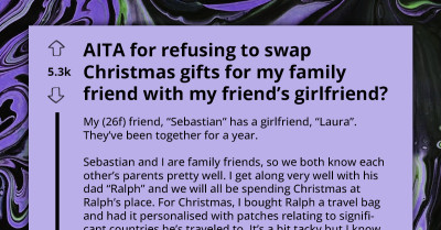 Young Lady Faces Dilemma As Friend's Partner Proposes Gift Swap To Charm Father-In-Law