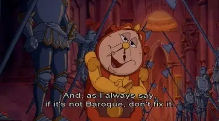 39. In Beauty and the Beast, when Cogsworth was a master wordsmith