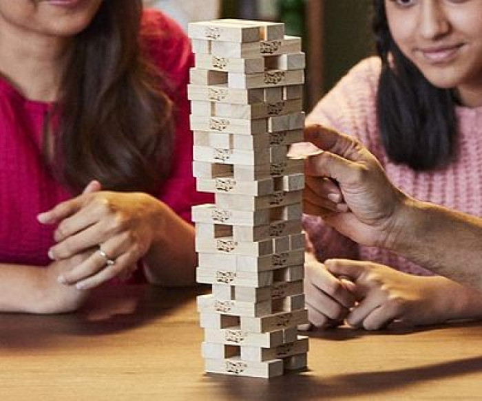 28. Jenga Wooden Block Stacking Game - $16.99