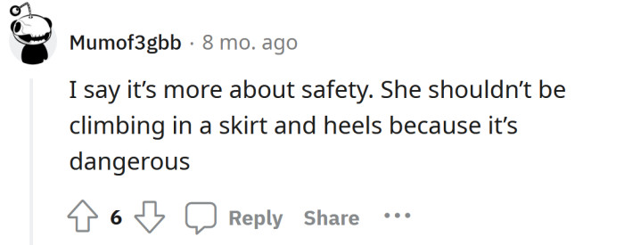 Okay, but that sounds dangerous.