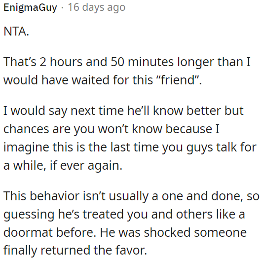 This could be the last time they talk in a while, or maybe even ever.