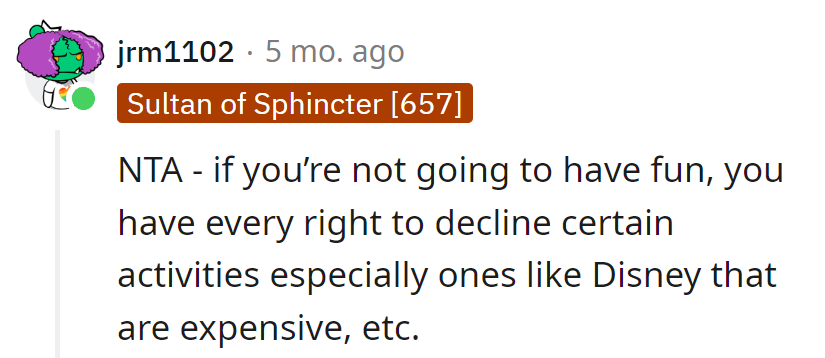 Why Go If It's Not Going to Be Magical? Decline Away, Especially for Pricey Disney Trips!