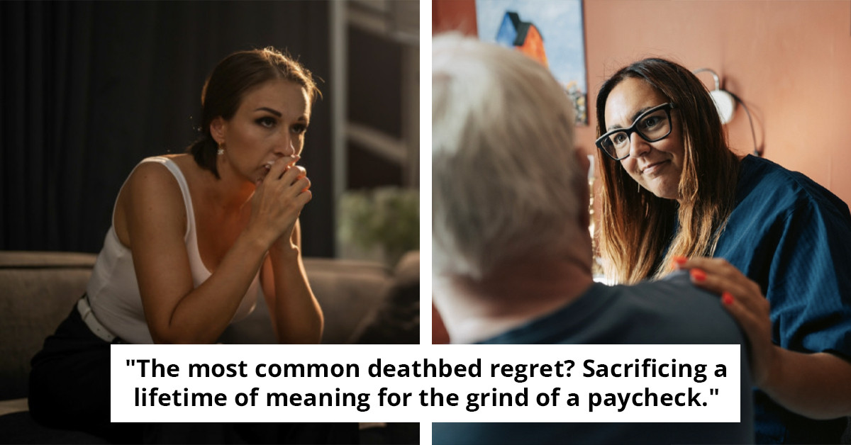 Discover the top regrets shared by individuals before passing away - you'll be amazed by what they are! #EndOfLifeReflections