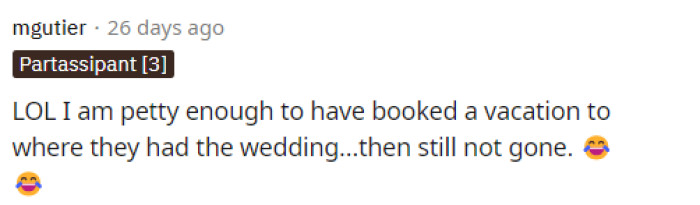 Some people even shared what they would do in her situation, and they got a little creative with their responses.