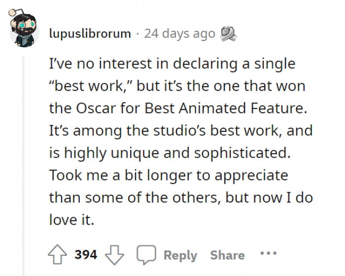 Credibility, check! Though it really took all of us a bit more time to understand the film’s true essence.