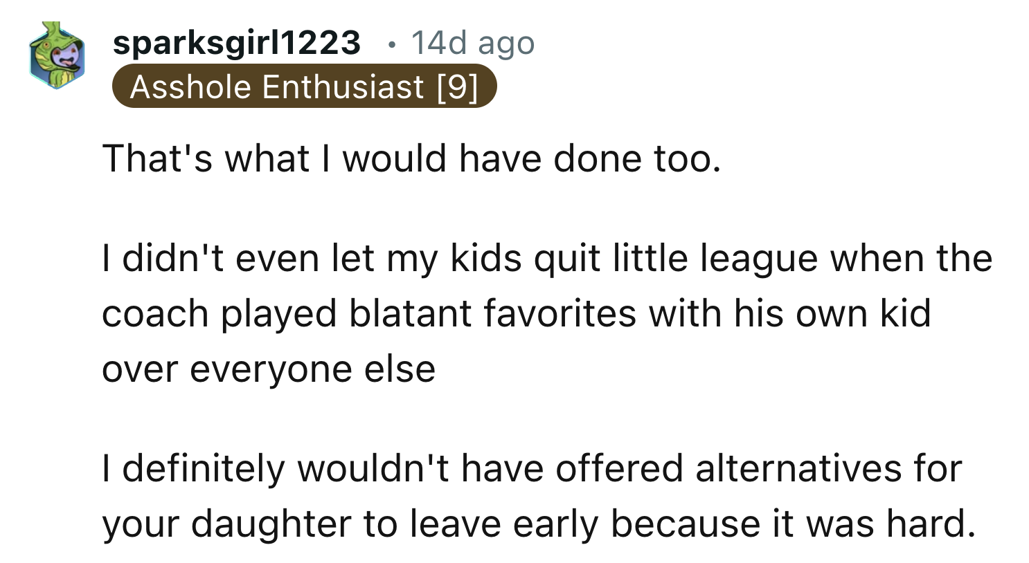 It's Fine That They Didn't Leave Kelly To Leave Early Because It's Hard