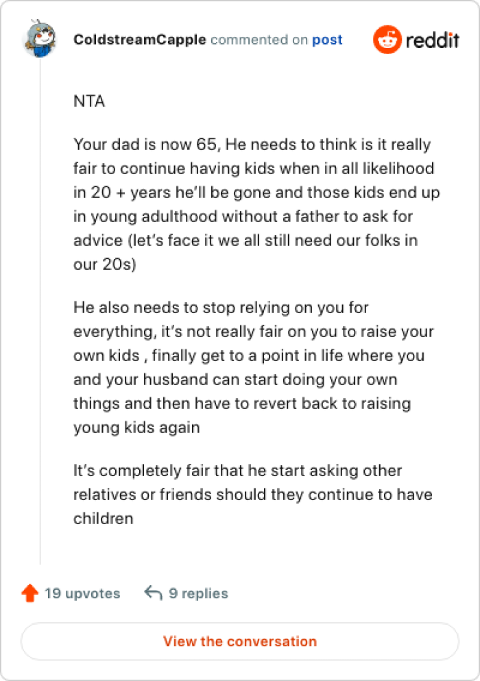 He needs to stop relying on the OP for everything