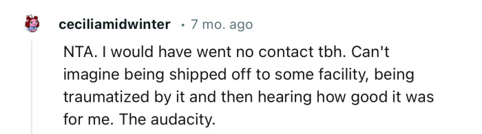 There’s No Doubt That Getting Shipped Out in Such a Way Would Cause Resentment to Build