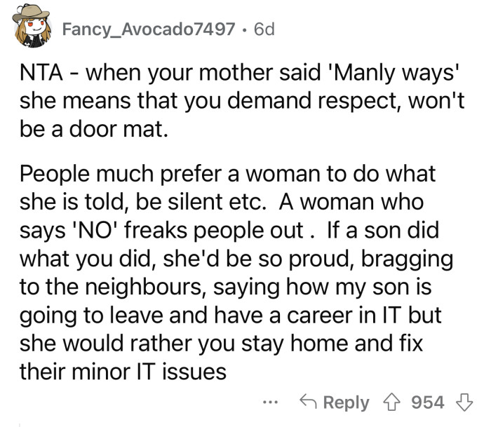 People don't like it when a woman says 'no.'