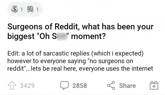 The original post from Reddit.