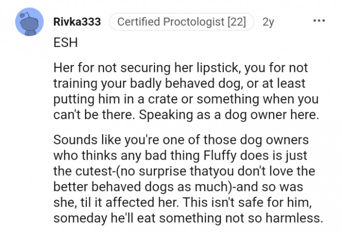 He will eat something not so harmless
