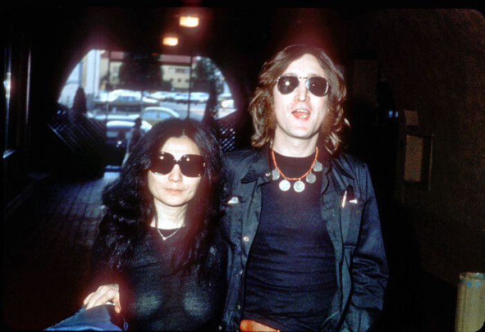 5. Here, we have John Lennon and Yoko Ono