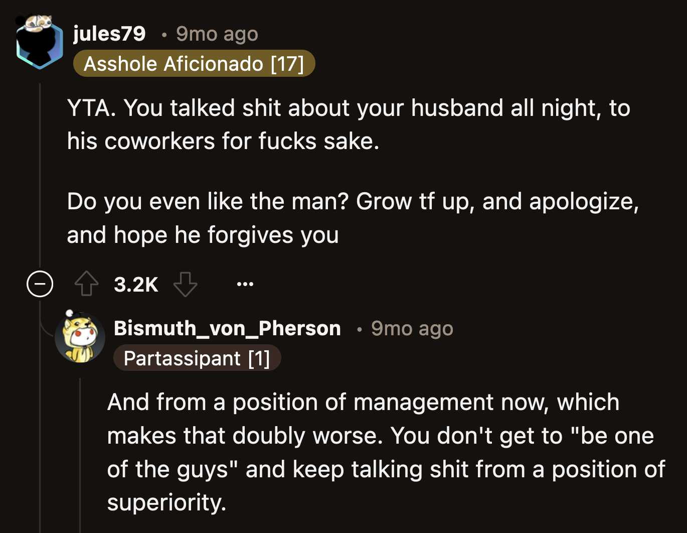 Since it happened at a work function, can OP be reported to HR for unprofessional conduct?