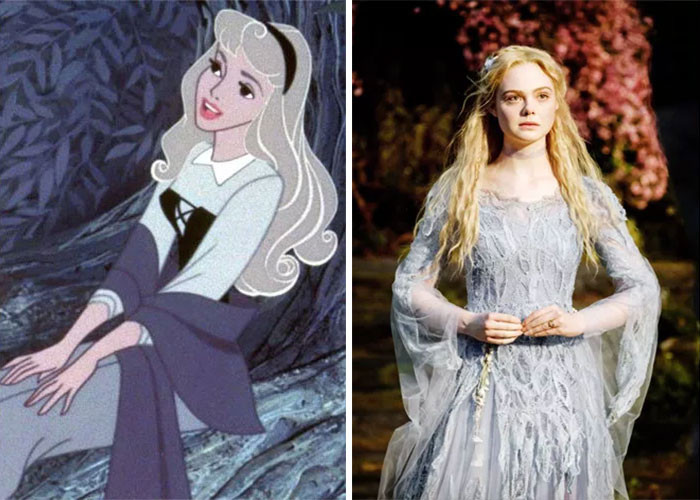 10. Elle Fanning As Sleeping Beauty